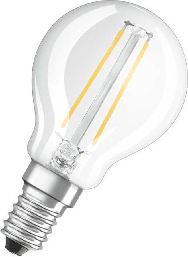 Osram 4058075434349 LED-lamp Energielabel F (A G) E14 Peer 1.5 W = 15 W Warmwit (Ø x l) 45 mm x 77 mm 1 stuk(s)