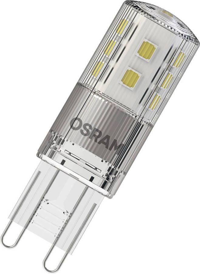 Osram 4058075607286 LED-lamp Energielabel F (A G) G9 Batterijvorm 3 W = 30 W Warmwit (Ø x l) 16 mm x 30 mm 1 stuk(s)