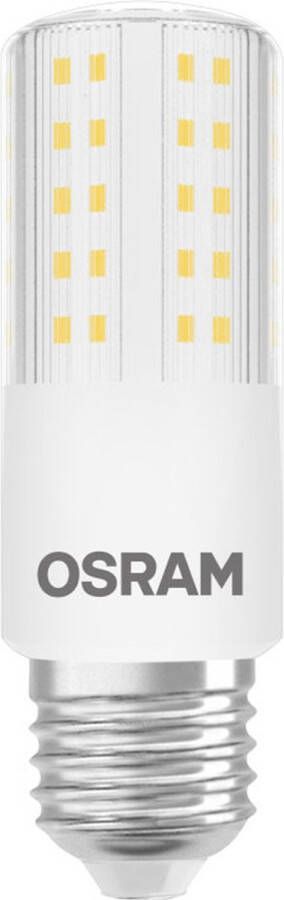 Osram 4058075607347 LED-lamp Energielabel E (A G) E27 Batterijvorm 7.3 W = 60 W Warmwit (Ø x l) 32 mm x 90 mm 1 stuk(s)