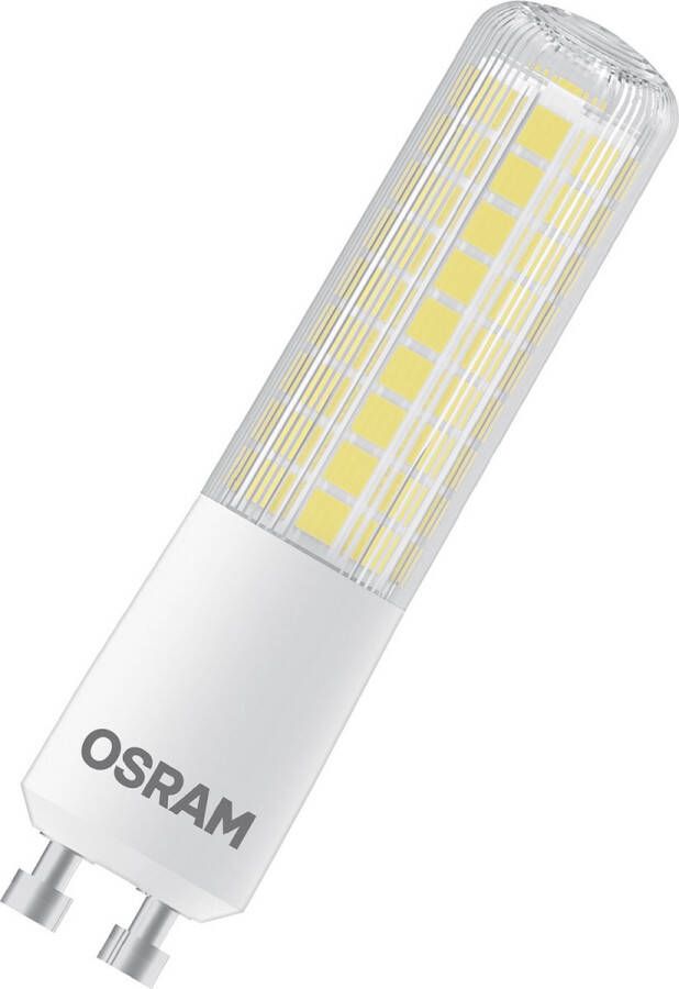 Osram 4058075607378 LED-lamp Energielabel E (A G) GU10 Batterijvorm 7 W = 60 W Warmwit (Ø x l) 20 mm x 82 mm 1 stuk(s)