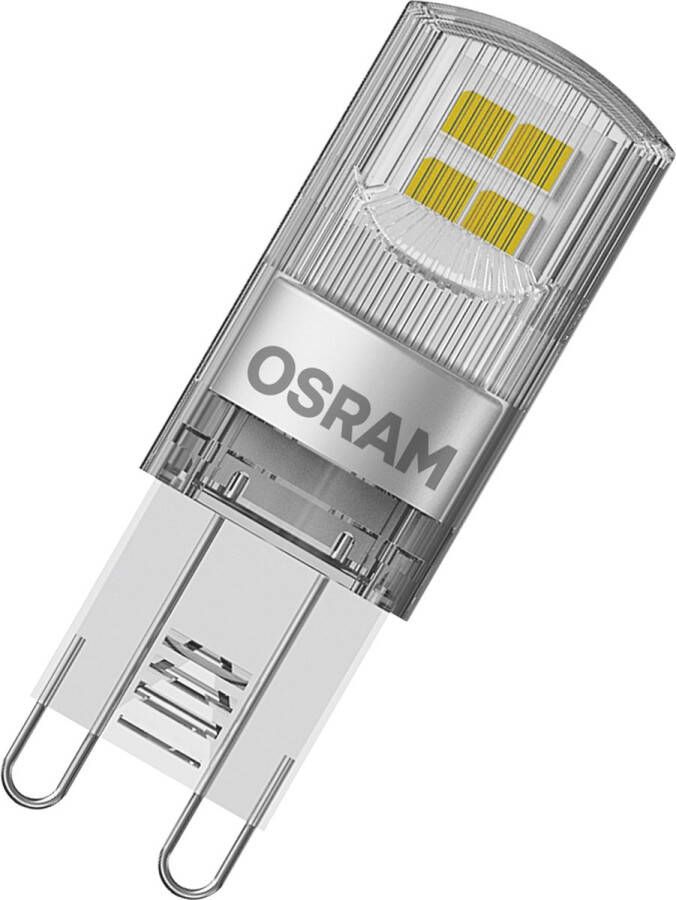 Osram 4058075758049 LED-lamp Energielabel F (A G) G9 Speciale vorm 1.9 W = 20 W Warmwit (Ø x h) 15 mm x 15 mm 5 stuk(s)