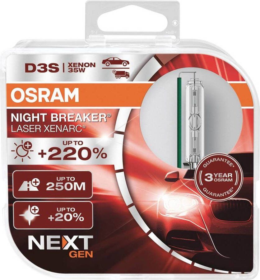 Osram 66340XNN-HCB Xenonlamp Xenarc Night Breaker Laser D3S 35 W 42 V