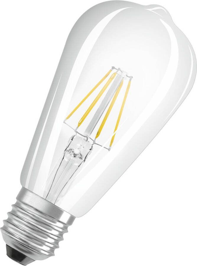 Osram Superstar dimbare LED lamp met bijzonder hoge kleurweergave (CRI9-) E27-basis Filament optiek Warm wit (27--K) 73- Lumen substituut voor 6-W-verlichtingsmiddel dimbaar 1-Pak