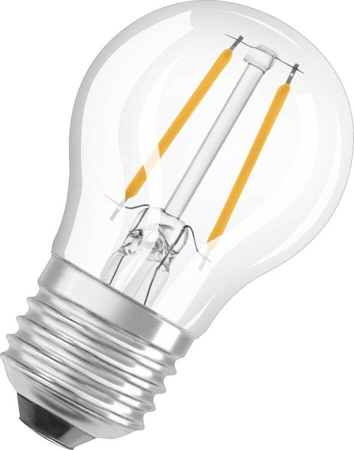 Osram Superstar dimbare LED lamp met bijzonder hoge kleurweergave (CRI9-) E27-basis Filament optiek Koud wit (4---K) 47- Lumen substituut voor 4-W-verlichtingsmiddel dimbaar 1-Pak