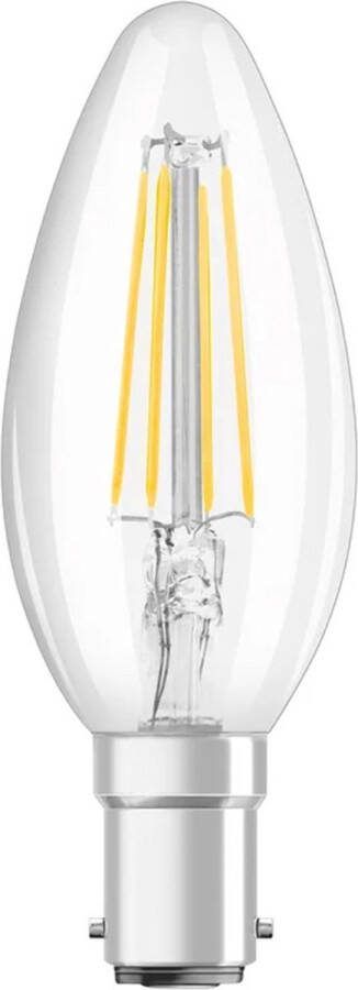 Osram Classic LED B15d Kaars Filament Helder 4W 470lm 827 Zeer Warm Wit Vervangt 40W