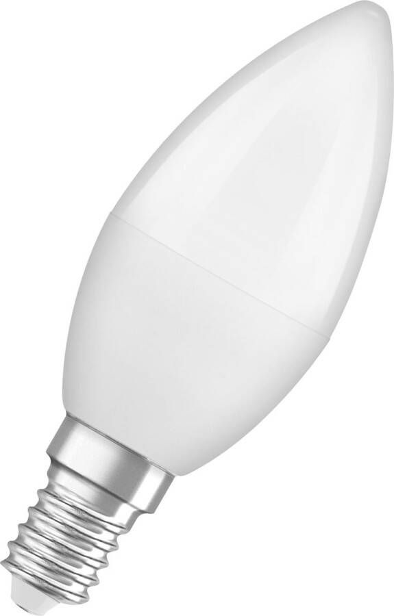 Osram 4058075819474 LED-lamp Energielabel F (A G) E14 Kaars 4.9 W = 40 W Warmwit (Ø x l) 35 mm x 106 mm 4 stuk(s)