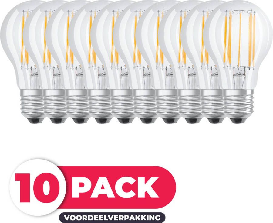 Osram LED Filament E27 4W (40W) Warm Wit Licht Niet Dimbaar 10 stuks