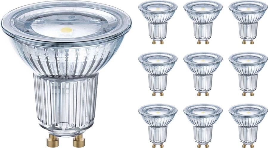 Osram Voordeelpak 10x Ledvance Performance LED Spot Reflector GU10 PAR16 6.9W 620lm 120D 840 Koel Wit Vervangt 49W