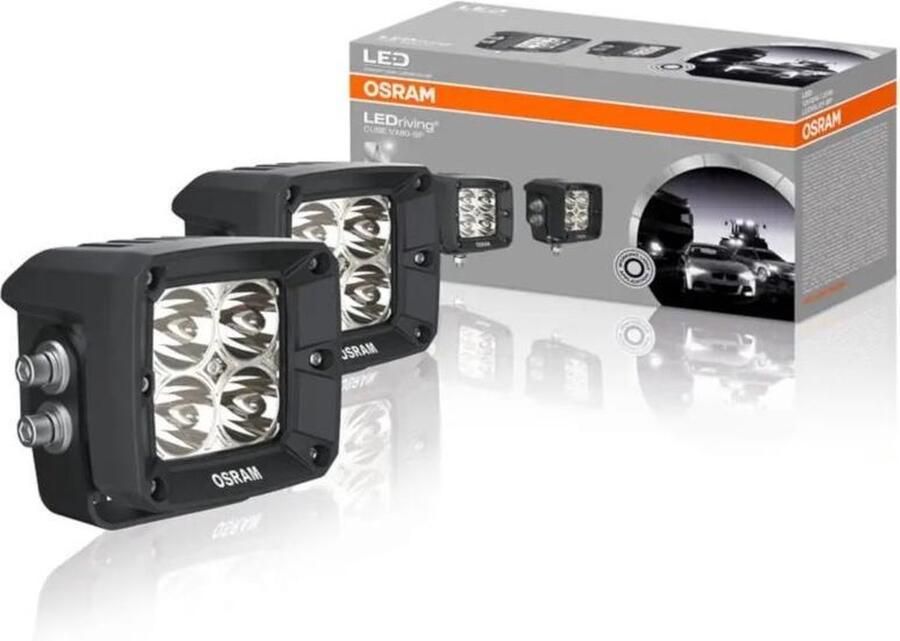 Osram Werkschijnwerper 12 V 24 V LEDriving CUBE VX80-SP LEDWL101-SP Verreikend afstandslicht (l x b x h) 85 x 80 x 70
