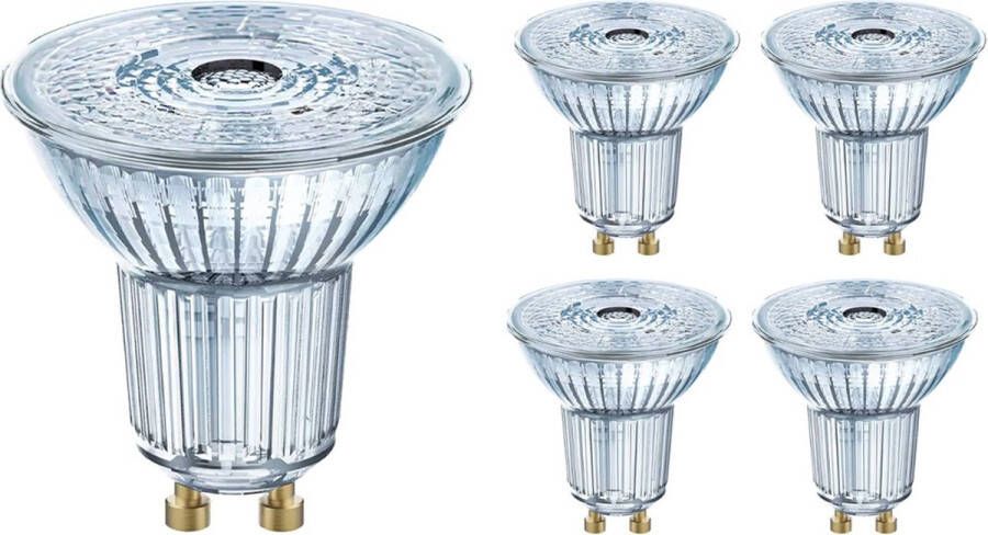 Osram Parathom LED Spot GU10 PAR16 4.5W 350lm 36D 930 Warm Wit Beste Kleurweergave Dimbaar Vervangt 50W ( 5 stuks )