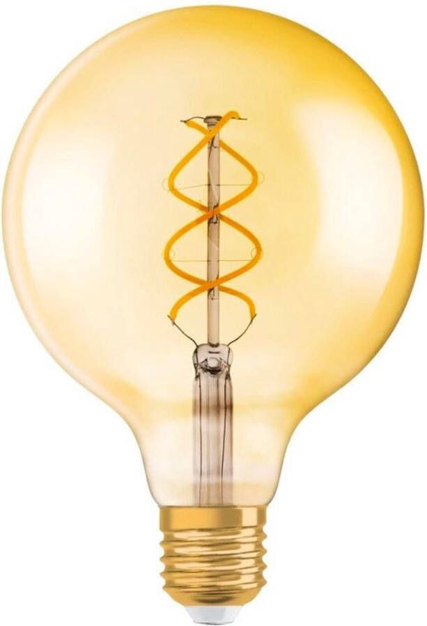 Osram Vintage 1906 Led E27 Globe Filament Goud 125mm 5w 250lm 820 Zeer Warm Wit | Vervangt 25w