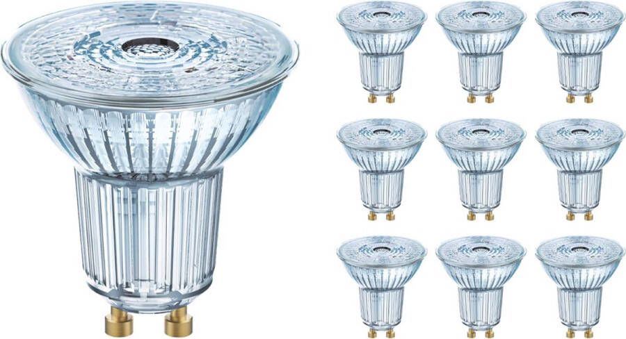 Osram Voordeelpak 10x Parathom LED Spot GU10 PAR16 8.3W 575lm 60D 930 Warm Wit Beste Kleurweergave Dimbaar Vervangt 80W