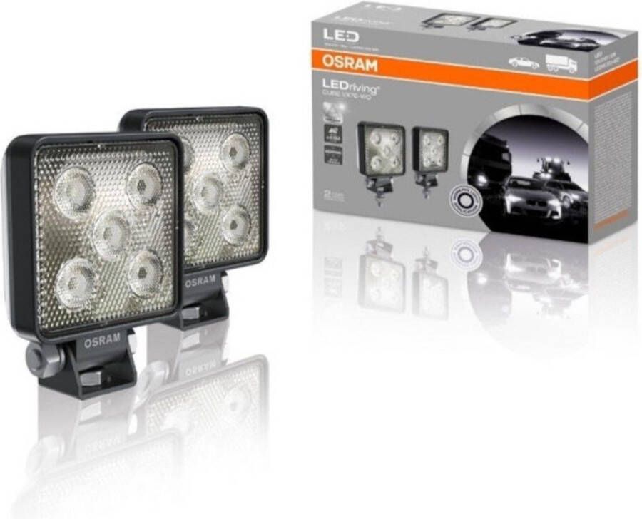 Osram Werkschijnwerper 12 V 24 V LEDriving CUBE VX70-WD LEDWL103-WD Brede nabijgebied belichting (l x b x h) 97 x 31