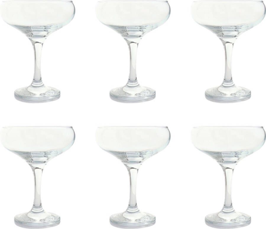 OTIX Champagnecoupe Glazen 6 Stuks Glas Champagneglazen Pornstar Martini Glazen Cocktailglazen