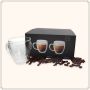 OTIX Dubbelwandige koffieglazen Koffiekopjes 180 ml Set van 4 Transparant Latte Macchiato Glazen - Thumbnail 4