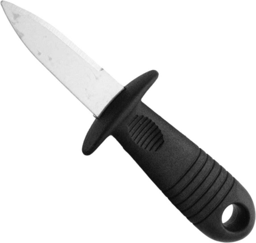 OTIX Oestermes Oesterbreekmes Zwart 14.5x5x1.7 cm RVS