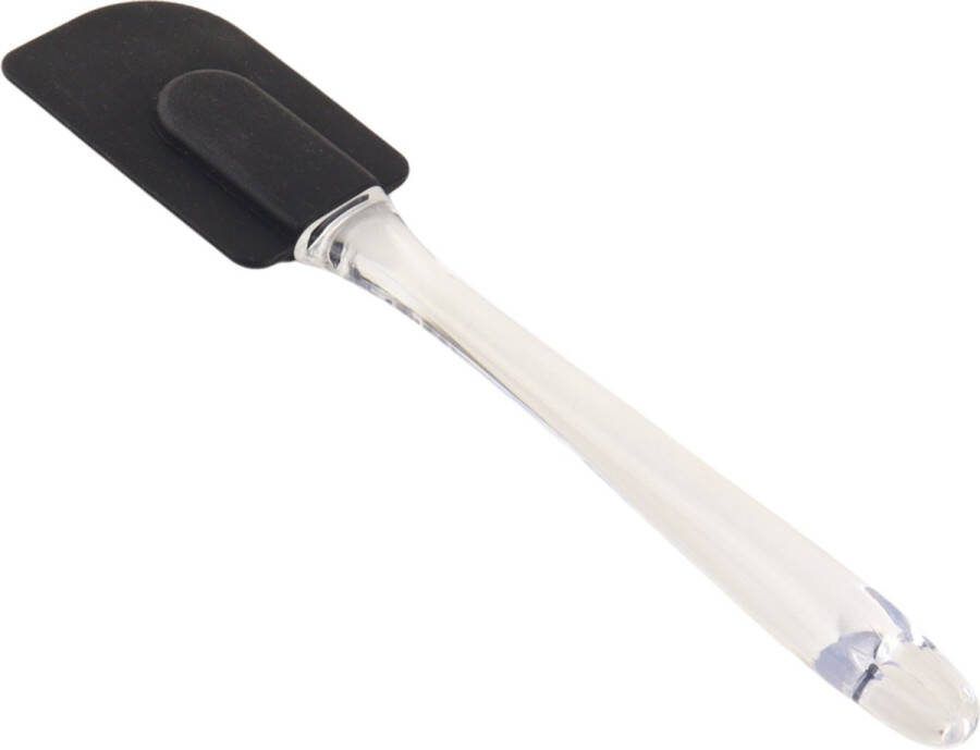 OTIX Spatel Pannenlikker 25 cm Zwart Silicone Keukengerei