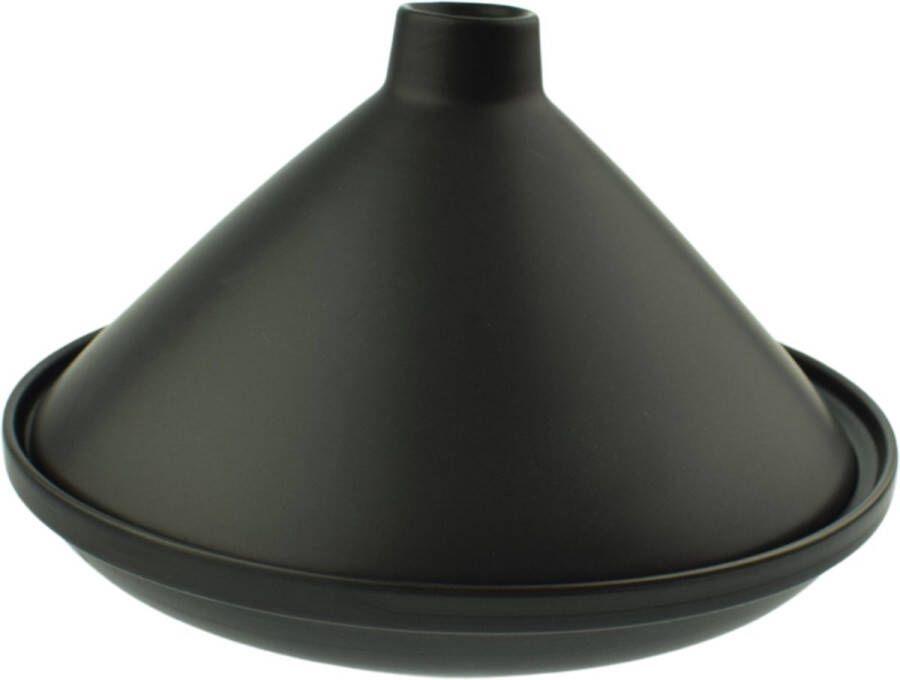 OTIX Tajine Pan Voor Stoofgerechten Inductie Mat Zwart 24 cm Keramiek