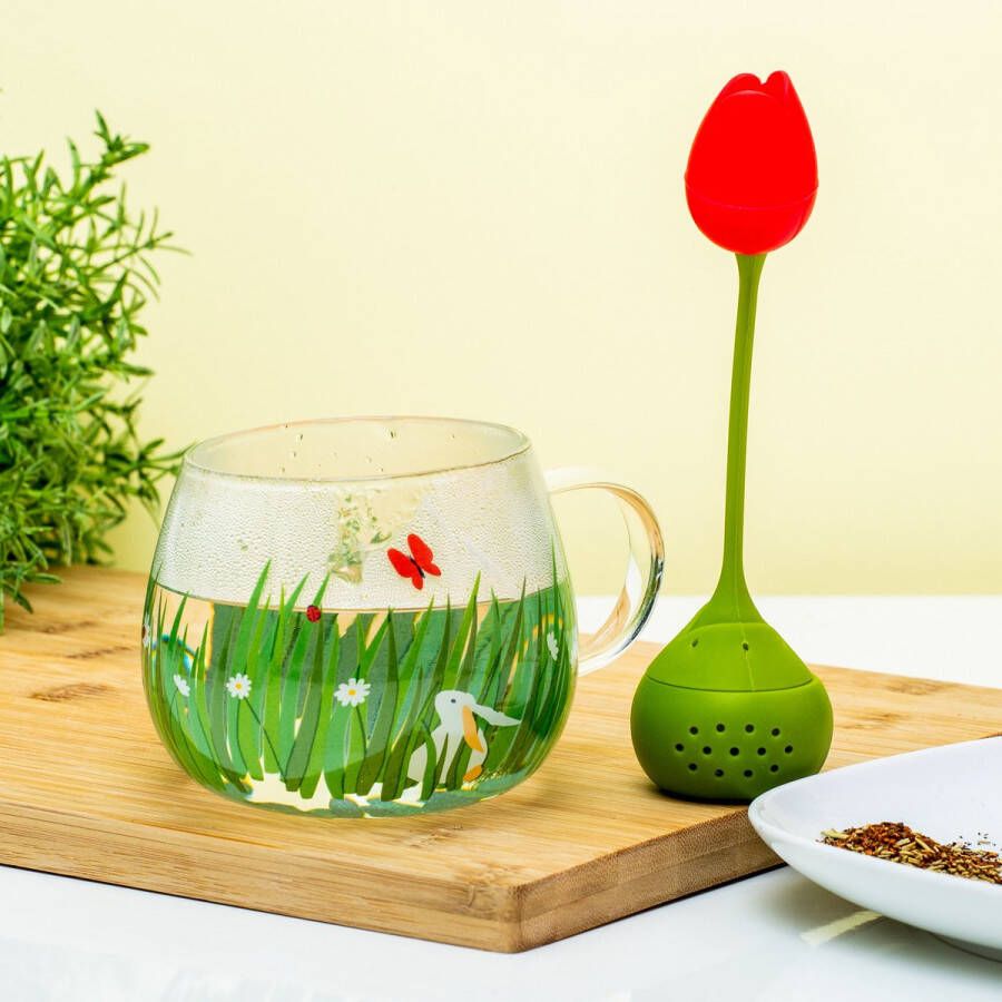 Ototo Tea garden thee infuser met glas