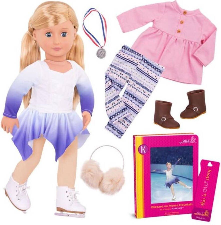 Our Generation Dolls Our Generation Katelyn 46 cm Poppen paars