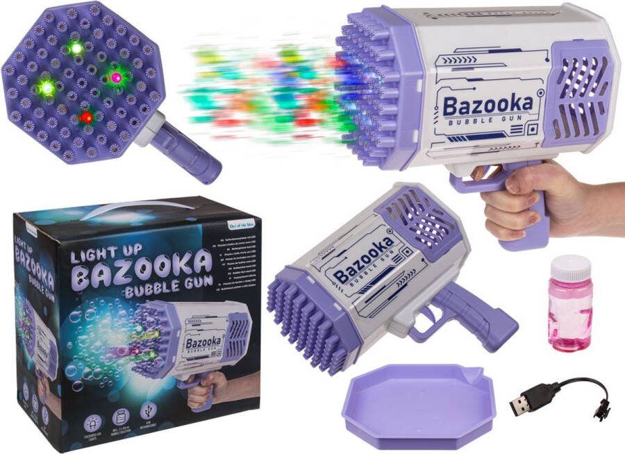 Out of the Blue light up Bazooka bellenblaas pistool bellenblaas TOYC