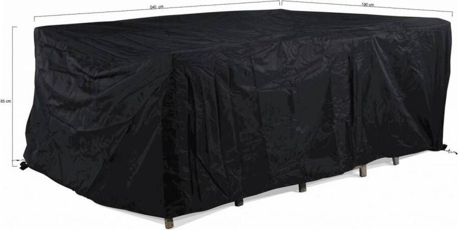 Outdoor Covers Outdoor Cover tuinsethoes 240 x 190 x (h) 85 cm Grijs-antraciet 100% weerbestendig
