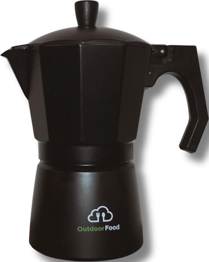 Outdoor Food Percolator 6 cups Mat Zwart