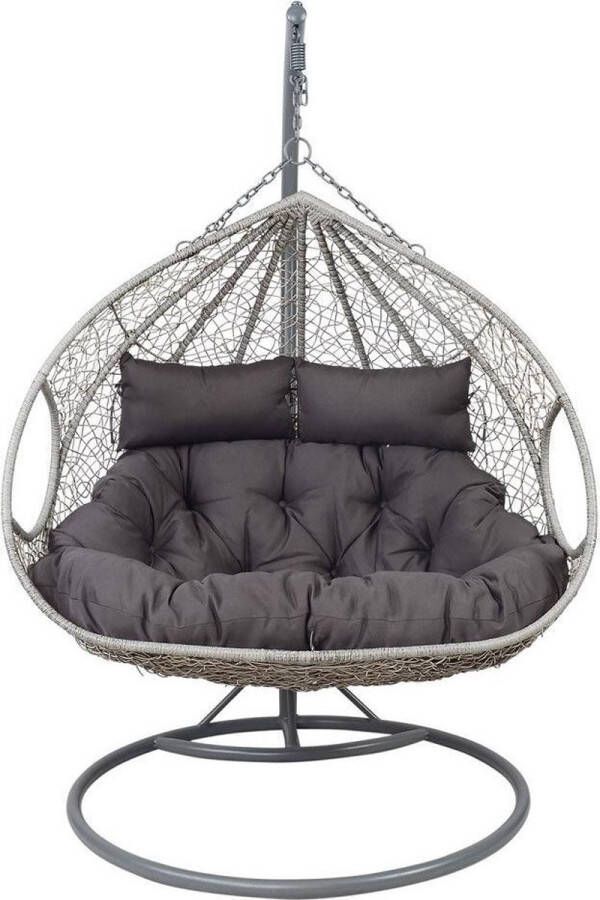 Outdoor Living 2 Persoons Hangstoel Close Grizzly ø 120 x 203 cm