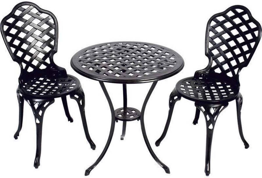 EezyLife Bistroset tuinset eethoek tuinmeubel aluminium - Foto 1