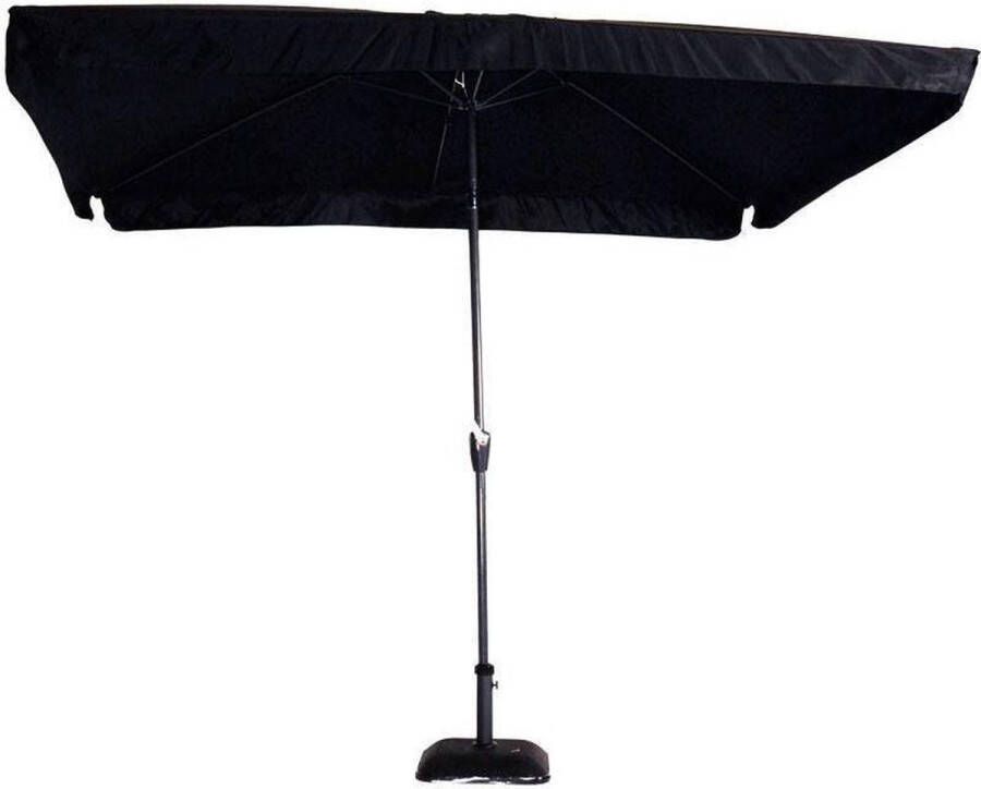 Outdoor Living Lesli Parasol Zwart 200x300Meter 53122