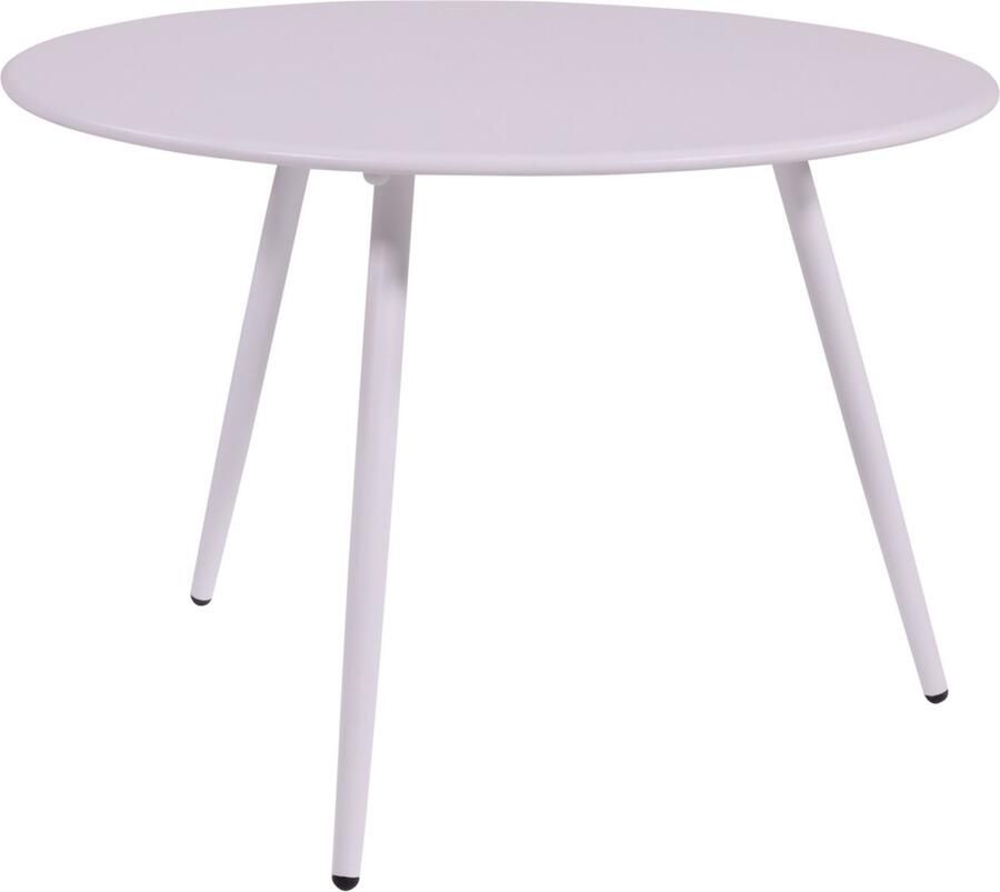 Lesliliving Outdoor Living Bijzettafel Rafael Ø60x41 cm wit