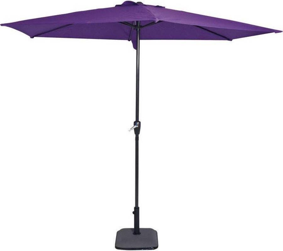 Outdoor Living Parasol Gemini fucsia paars ø3mtr