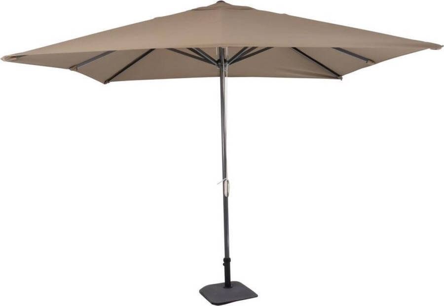 Outdoor Living parasol Virgo 300x300 cm taupe