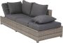 Lesliliving Lesli Living Roma loungebank wicker 210x80cm Cloud 2 personen - Thumbnail 1