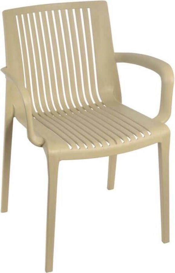 LES Stretto terrasstoel taupe (Set van 4)