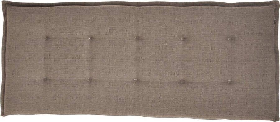 Outdoor Living tuinbankkussen 120 x 47 x 6 cm Taupe