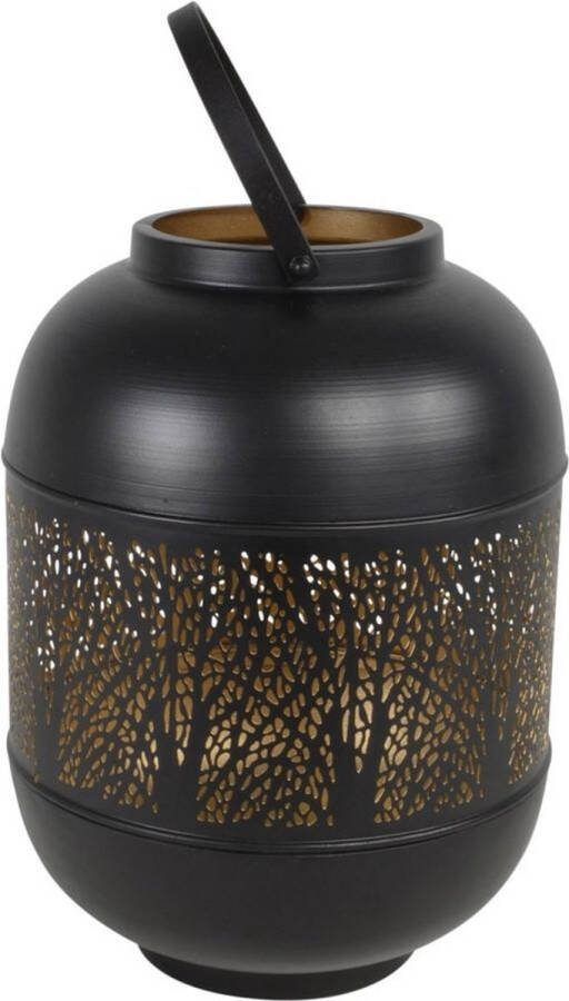 Outdoor Living windlicht Oval Tree ø23x30 cm zwart