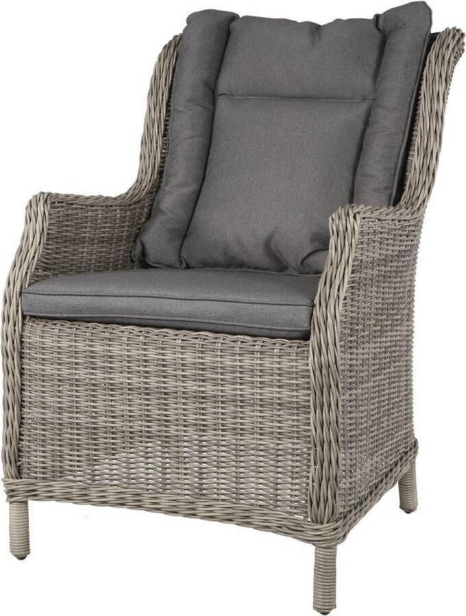 Outdoor Living Wine & Dine tuinstoel grijs (min. besteleenheid 2 stuks)