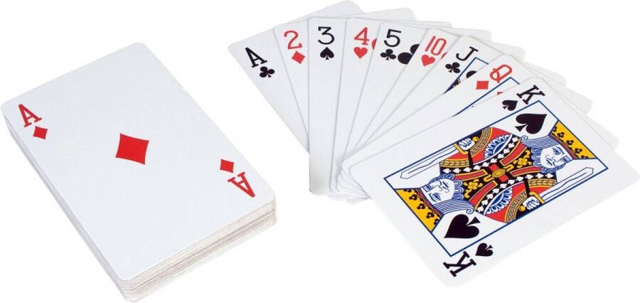 OUTDOOR PLAY Groot Kaartspel Speelgoed Kaarten 13.5 x 21cm Geschikt voor buiten Gelamineerd karton