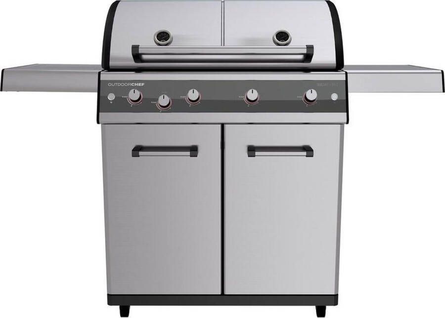 OUTDOORCHEF Dualchef 425 G Gasbarbecue 4 branders RVS