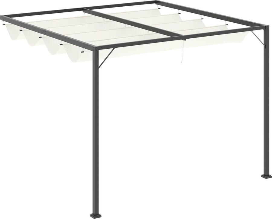 Outsunny Pergola mit Stoffdach 84C-180