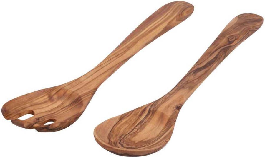 Bowls and Dishes Pure Olive Wood olijfhouten Slacouvert 3-tand (35 cm) Sinterklaas tip!