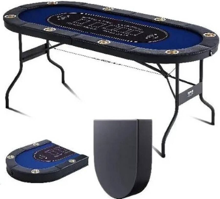 Overeem products Overeem s pokertafel Inklapbare pokertafel met bekerhouders 8 personen Makkelijk inklapbaar