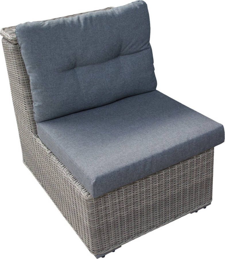 Your Own Living Carvalho Center element Wicker HM15 off white stof 141 extra bij te bestellen