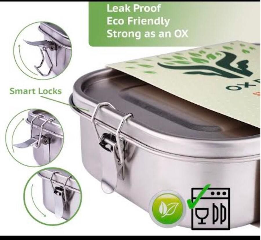 Ox Box Ox-box Broodtrommel Lunchbox Volwassenen -Met losse compartimenten