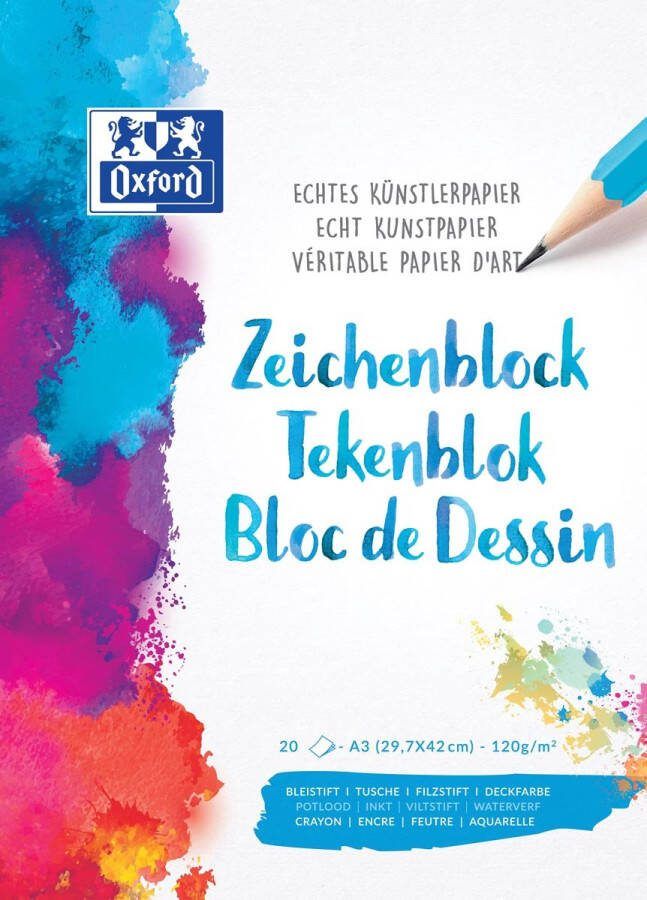 Oxford 100050301 schrijfblok & schrift A3