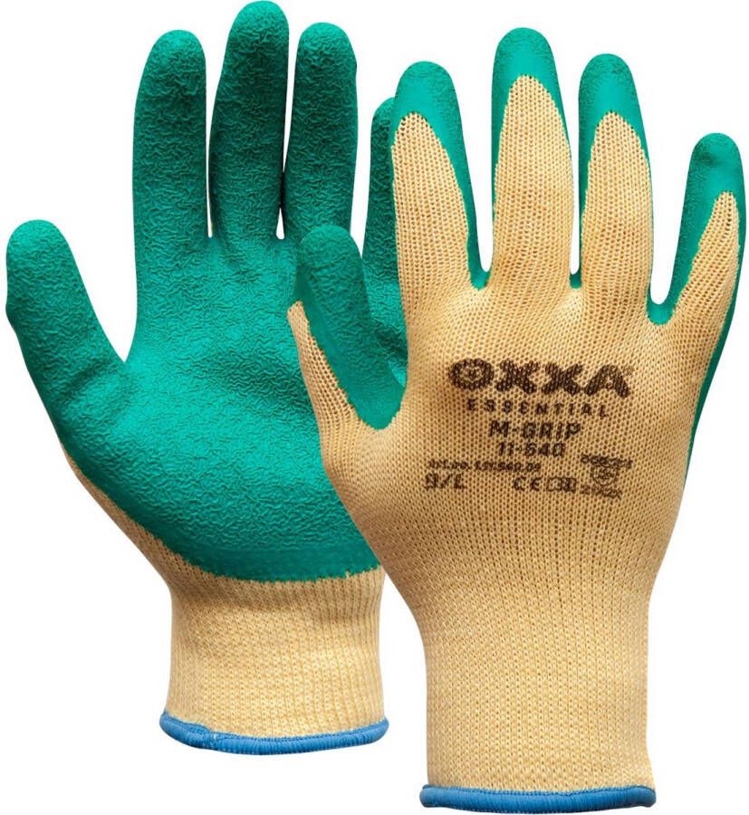 Oxxa Tuinhandschoenen Maat L met latex grip M-Grip 11-540 Ideaal voor klussen Werkhandschoenen tuinhandschoenen heren & tuinhandschoenen dames