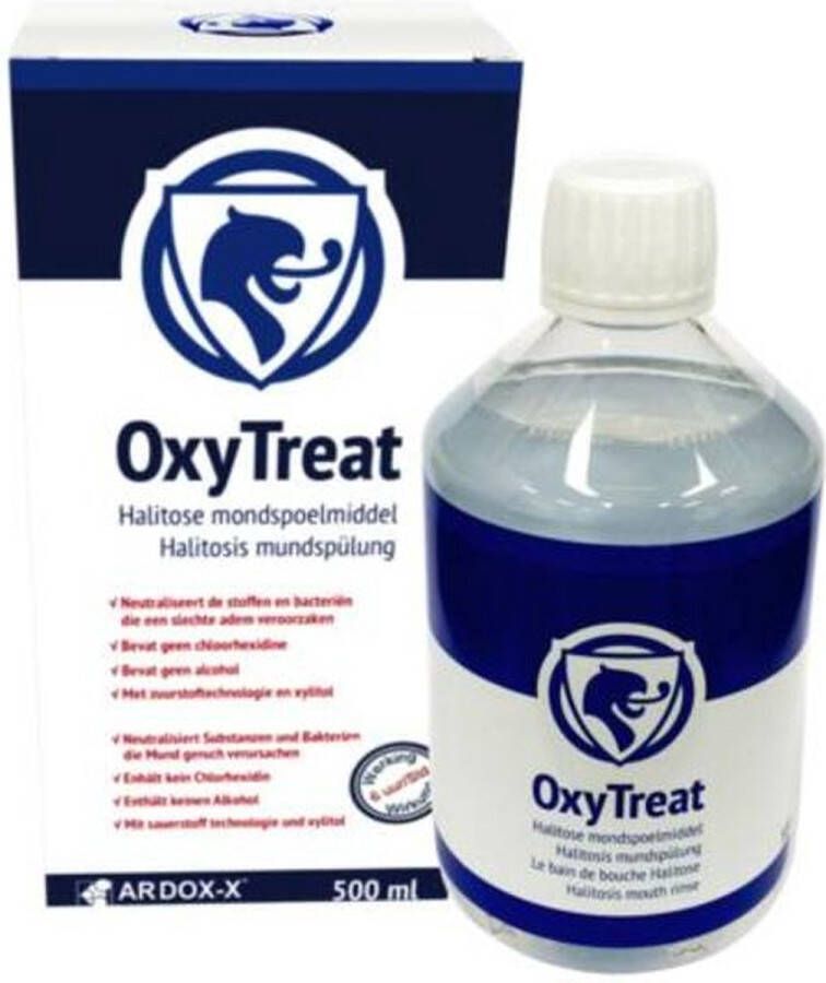 OxyTreat Halitose mondspoelmiddel 500ml Mondwater tegen mondgeur met Ardox-X