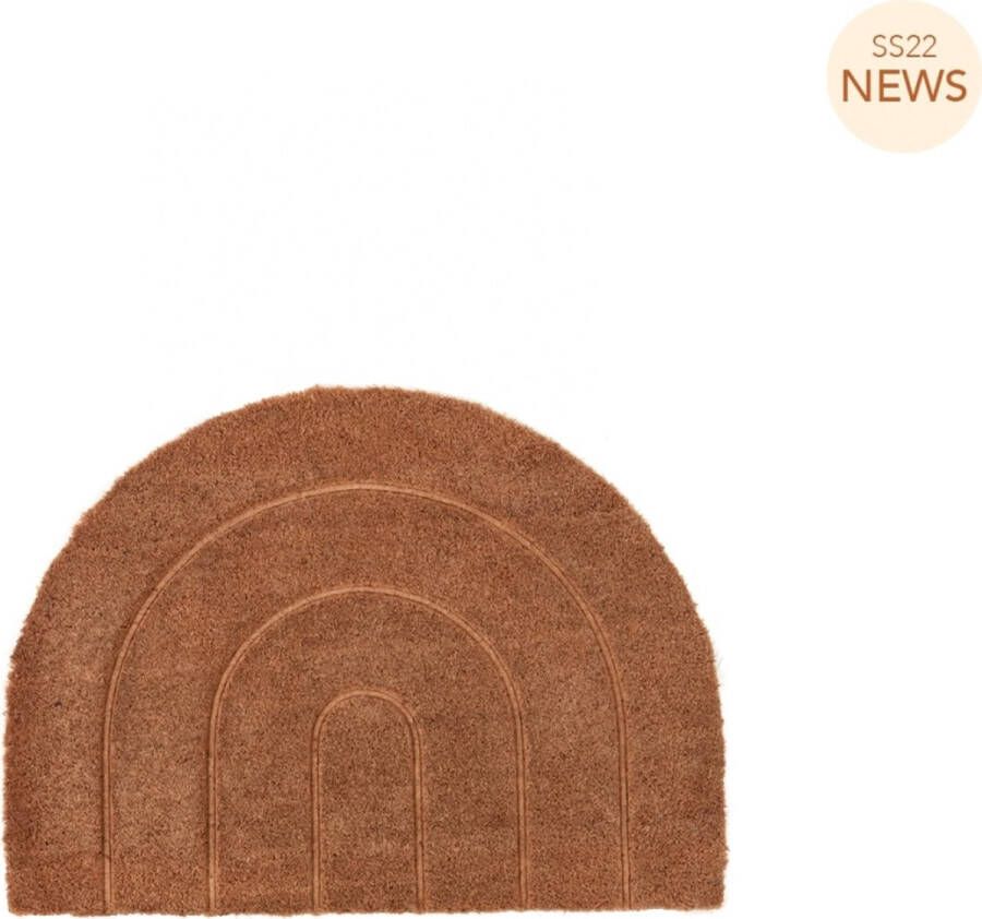 OYOY Living OYOY Rainbow Doormat Regenboog Deurmat 901 Nature Tapijt