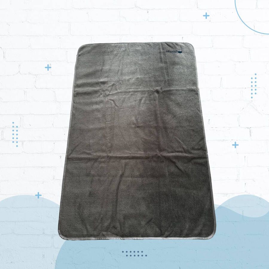 Ozwash Microvezeldoek LUXUS 60x90 cm Grijs